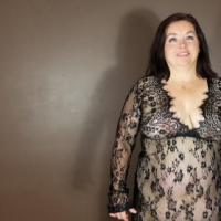 Seqsual BBW See Thru Black zgest