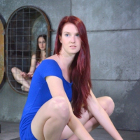 Ashley Lane and Bonnie Day both bound in a kinky dungeon