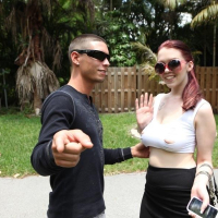 Busty redhead Ryan Smiles enjoys a hot fuck and jizz on her tits