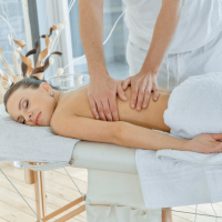 Wild babe Lita Phoenix seduces and fucks shady massage dude in SPA