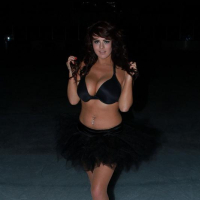 Big boobed British ice skater Robyn Alexandra gets naked on the ice
