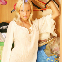 Sexy Paris in white cottons