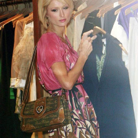 Paris Hilton looking very sexy in white shorts