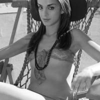 Paris Parker in Black and White
