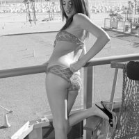 Paris Parker in Black and White