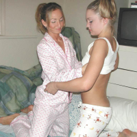 Pictures of two teen coeds in panties
