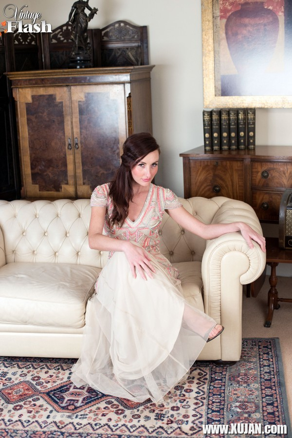 Sophia Smith in ff stockings and classic foundation wear - Photo #1483667