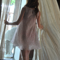 Sophia Smith strips out of her flower undies on the bed