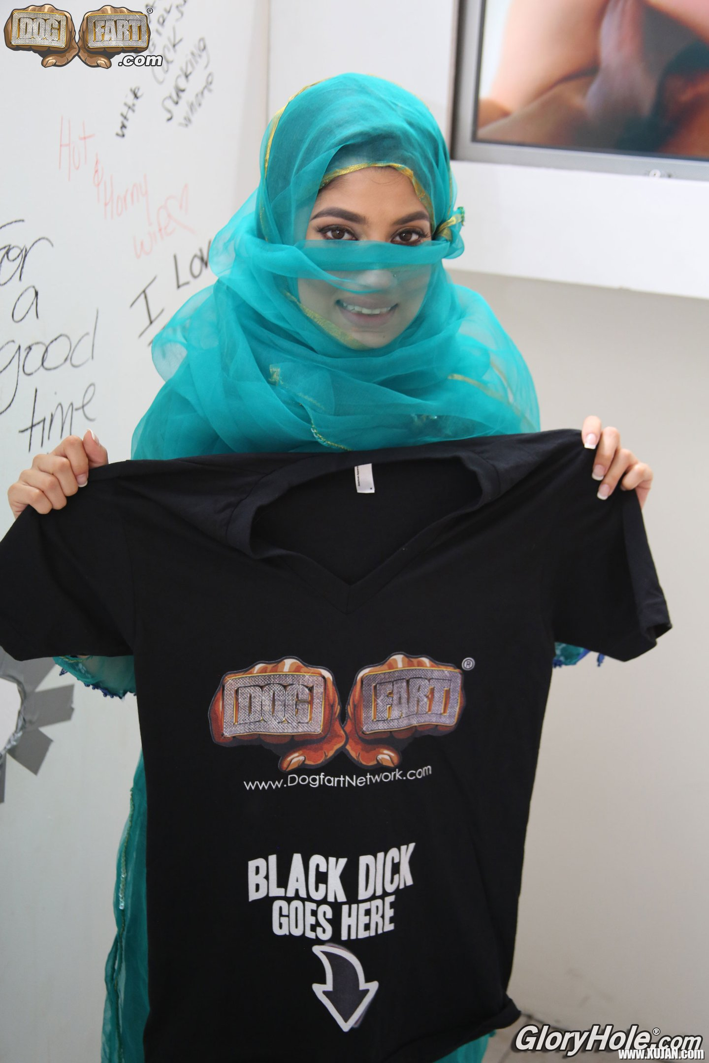 Nadia Ali visits Glory Hole for some black Cock - Photo #1486845