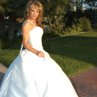 Shayla LaVeaux in her trailer park wedding night