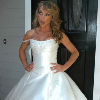 Shayla LaVeaux in her trailer park wedding night