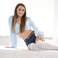 Hot and horny Mackenzie Mace gets oiled up massaged and banged