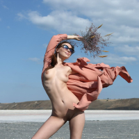 Galina A shamelessly shows beautiful Body Outside