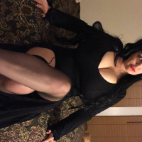 Nothing makes Lovely Lilith happier than showing her big tits