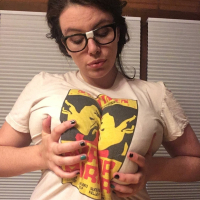 Lovely Lilith seductively plays with massive Boobs