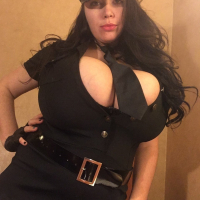 Busty Cop Lovely Lilith plays with juicy wet Pussy