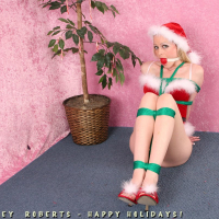 Hot Ashley Roberts waiting for Santa to fuck her hard