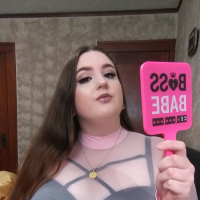 BBW SSBBW Stella Ambrose StellarStella in Pink Mesh Crop Top