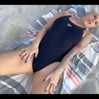 Lara CumKitten Beach Cumshot
