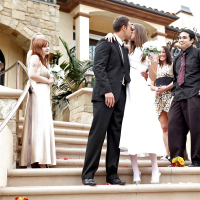 Newly wed wife Tori Black spends night fucking hardcore