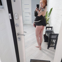 Petite cutie with small tits takes selfies