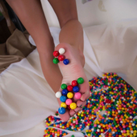 Stunning Salina Ford undressing and playing with sweet beans