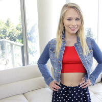 Sexy Dakota James bends over for a large Schlong