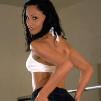 Anetta Keys sweaty ampamp sexy while working out