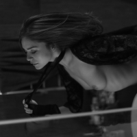 Gorgeous girl Lily Chey teasing with her nice boobies