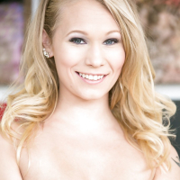 Blonde mother Dakota James flashing her perky tits and nice ass
