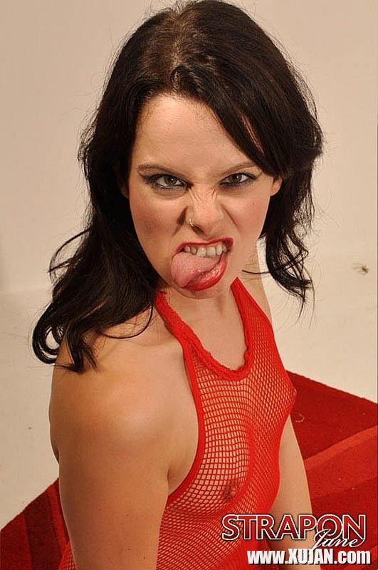 Babe In Fishnets Strapon Boned - Photo #1555914