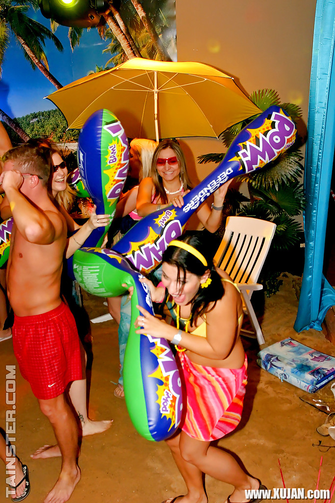 Cock hungry babes in bikinis going crazy at the hardcore sex party - Photo #1559397