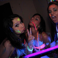 Three drunk sluts fucking in hardcore group style
