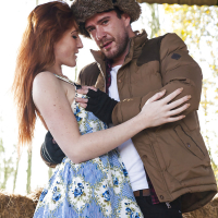 Redhead Sabrina Jay giving outdoor bj before hardcore fuck session