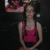 Tali Dova in her first gloryhole scene