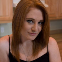 hot red head machine fucked in her own kitchen cums like mad