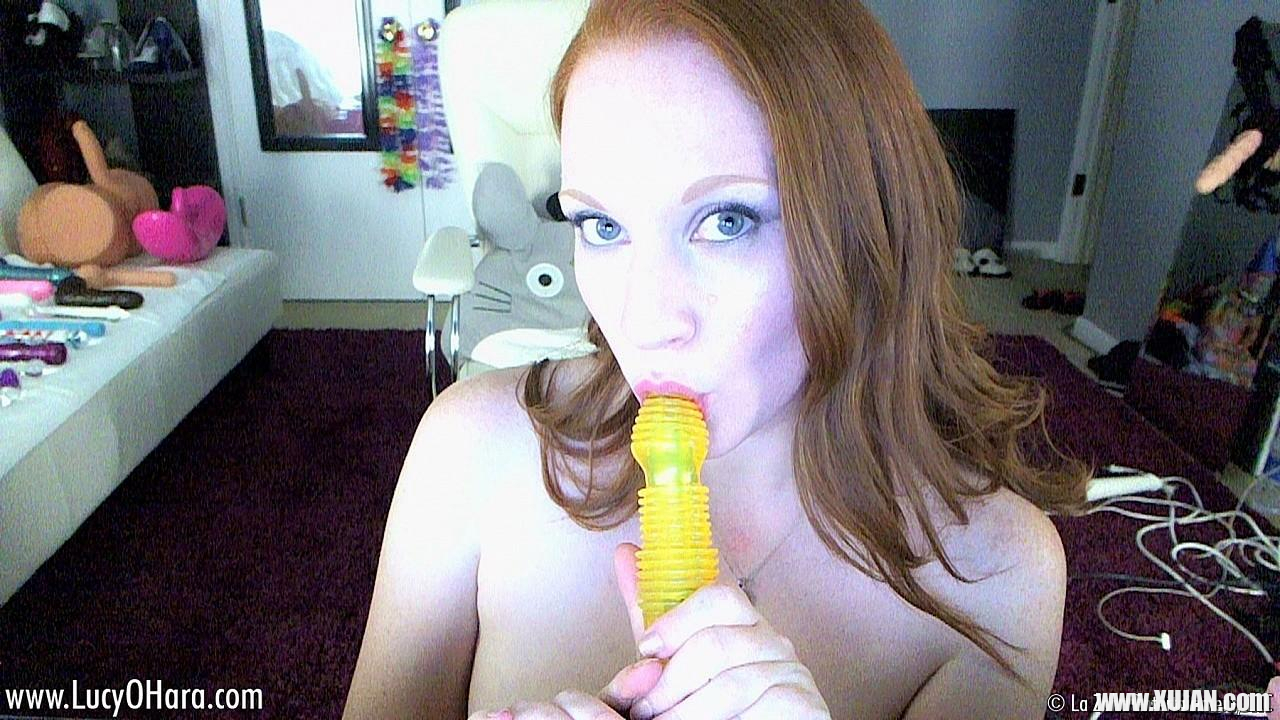 Lucy Ohara lets you pick the dildo that she with fucks herself with - Photo #1574323