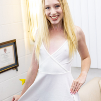 Slim blonde babe Kallie Taylor wants to taste that hard dick