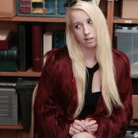 Blondie Darcie Belle takes a ramming from behind