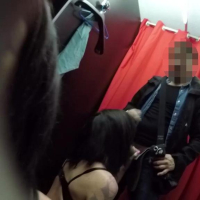 Suhaila Hard sucking a dick in the Dressing Room