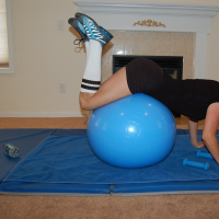 Housewife Kelly gets fucked while doing a Workout