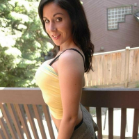 Busty Sweet Krissy Outdoors