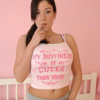 Sweet Krissy Stripping Her Tank Top