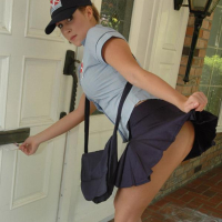 Hot babe Sweet Krissy has a special delivery just for you