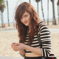 Cute teen flashing