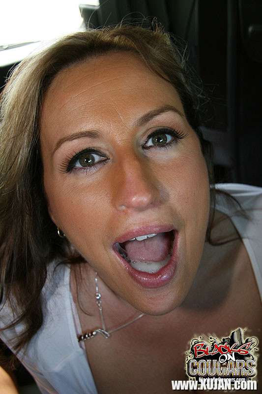 Cute MILF fucked by huge black cock in van - Photo #1615716