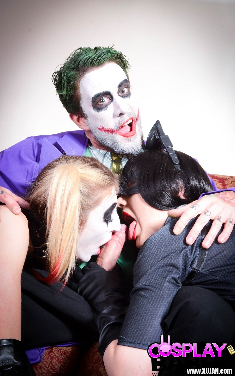 The Joker Cosplay Threesome with Jessica Jensen and Tina Kay - Photo #1618215