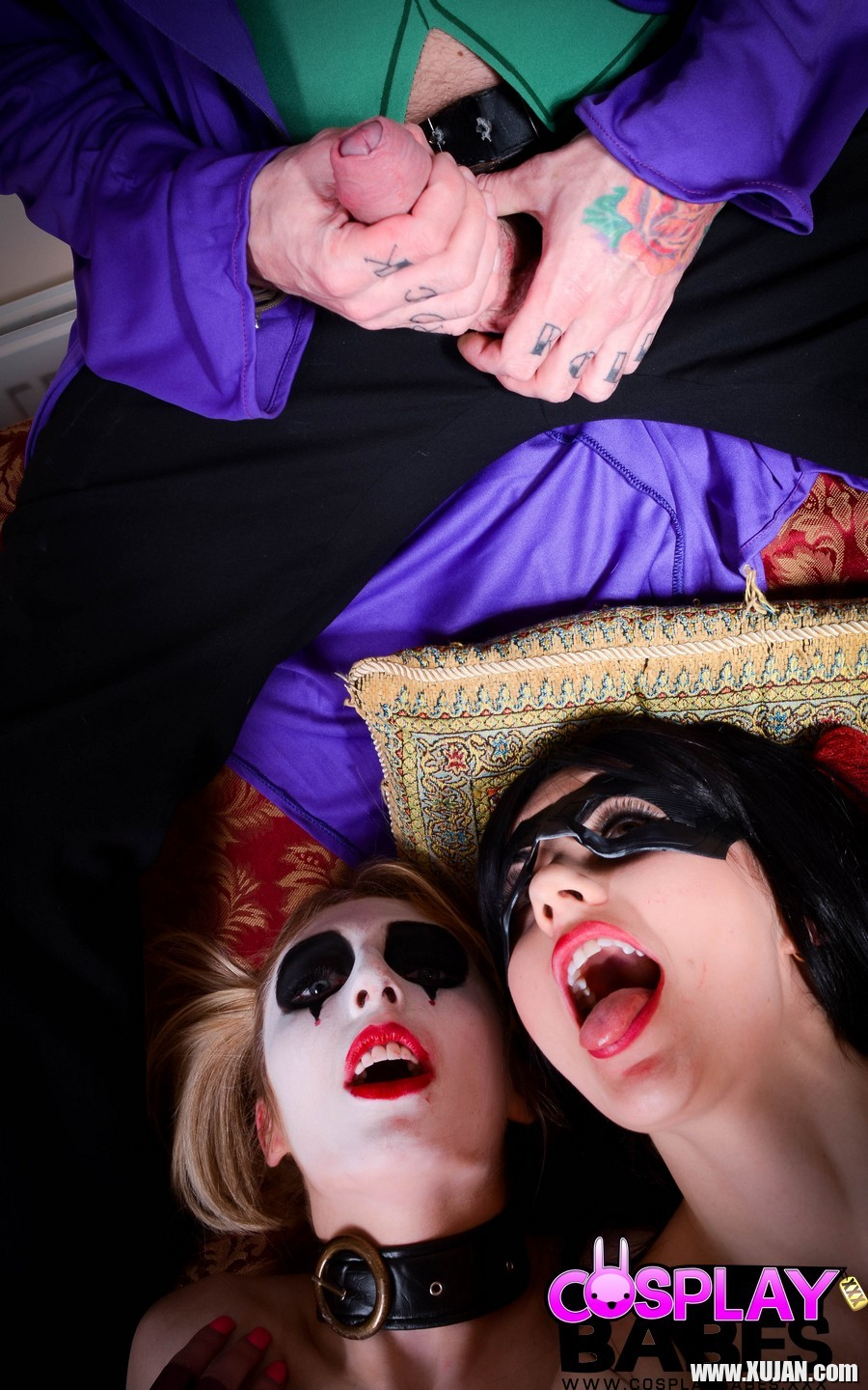 The Joker Cosplay Threesome with Jessica Jensen and Tina Kay - Photo #1618226
