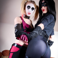 The Joker Cosplay Threesome with Jessica Jensen and Tina Kay