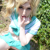 Japanese Schoolgirl Cosplay with Jessica Jensen